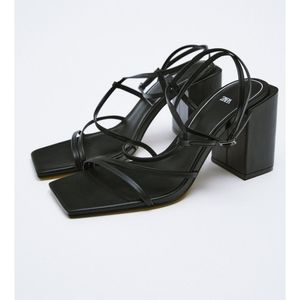 Black strappy sandal